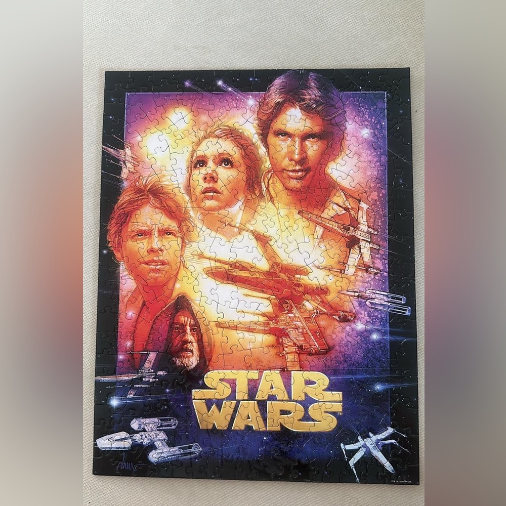 Star Wars Puzzle Poster.